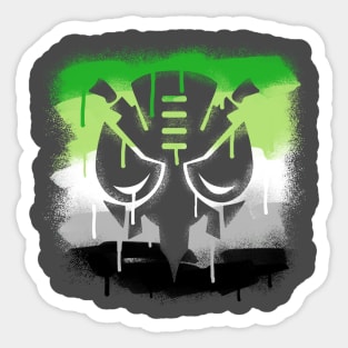 Aromantic Predacon Sticker